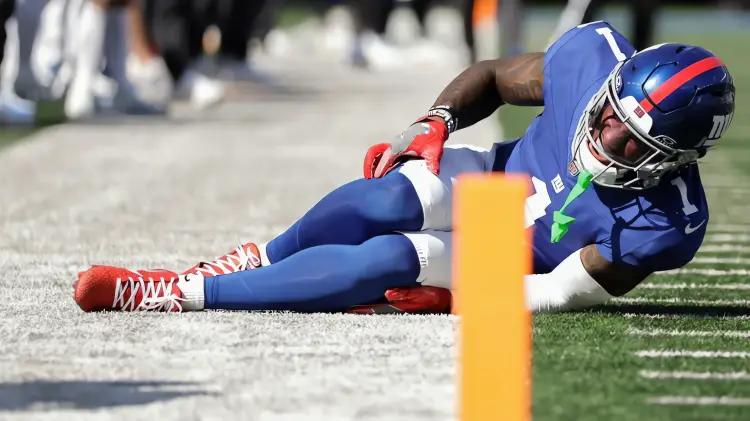 Giants pierden a Malik Nabers por lesión grave en la rodilla
