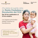 Inició nuevo ciclo de Renta Ciudadana y Devolución del IVA