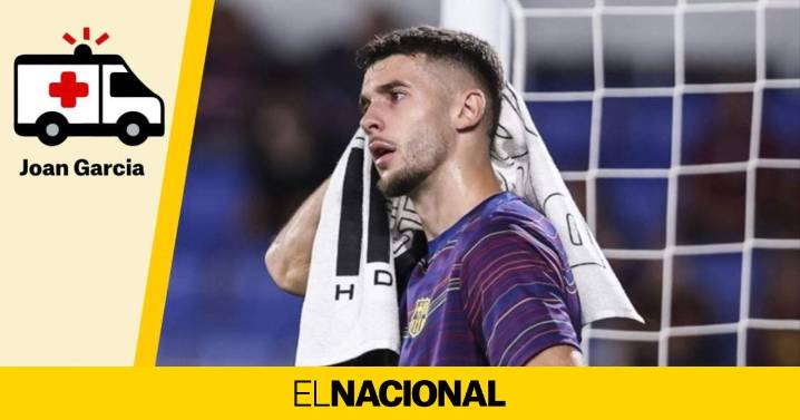 Lesión de Joan Garcia: qué le pasa, qué lesión tiene y cuánto tiempo estará de baja con el Barça