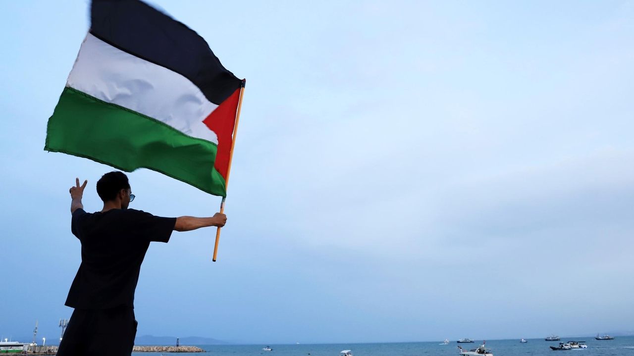 Activist group says a drone hit a Gaza aid boat in Tunisia. Authorities deny claim
