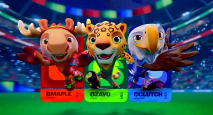 Conoce a ‘Zayu’, ‘Clutch’ y ‘Maple’ mascotas oficiales de Copa del Mundo 2026