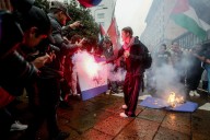 Disturbios en Italia durante jornada de huelga y de protestas contra el genocidio en Gaza