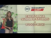 California faces tropical moisture and flood risk Thursday