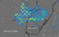 En cuatro provincias. Emiten alerta amarilla por tormenta y lluvia para este lunes