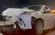Se registra choque en Musa de León; ambos conductores alegan semáforo en verde