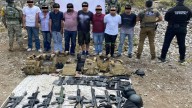 Ejército Mexicano asegura armas largas y vehículos bilndados en Tamaulipas