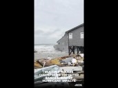 WATCH: Beach houses wash away in Outer Banks
