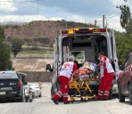 Se autolesiona en el cuello hombre en la colonia 2 de Octubre