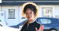 Rihanna Is a Good Girl Gone Bad in Maternity Tutu Top & Gym Pants