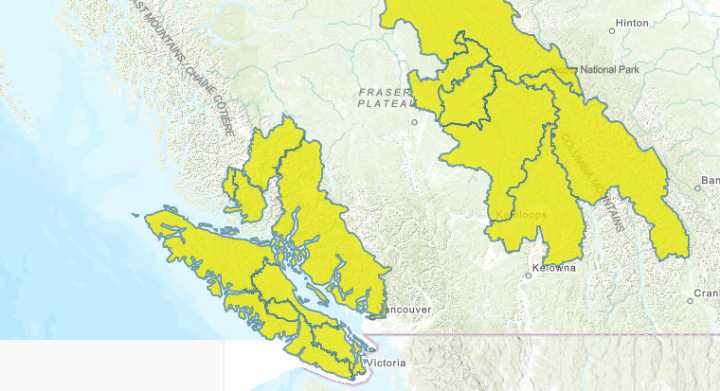 B.C. public sector worker strike affecting river forecasts as Metro Vancouver under high streamflow advisory, says RFC