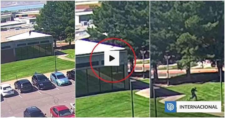 FBI exhibe video del sospechoso de disparar a Charlie Kirk huyendo por techo y saltar desde altura