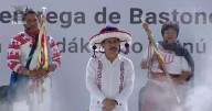 Hugo Aguilar, ministro presidente electo de la SCJN, recibe bastón de mando