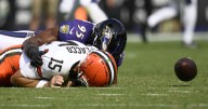 Jackson throws 4 TD passes, and the Ravens close strong in a 41