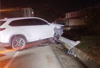 Camioneta sufrió accidente en la Troncal del Caribe y dejó un herido