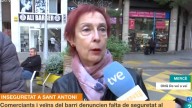 Vídeo: reacción viral de una vecina de Barcelona al decir que "los menores extranjeros que vienen no son menores, la delincuencia es culpa de ellos y estamos hartos de no pdoer decir la verdad por si 