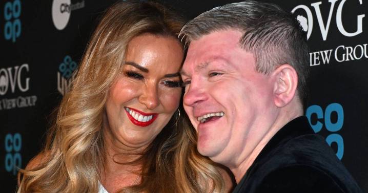 Ricky Hatton's ex Claire Sweeney seen for first time since his death at just 46