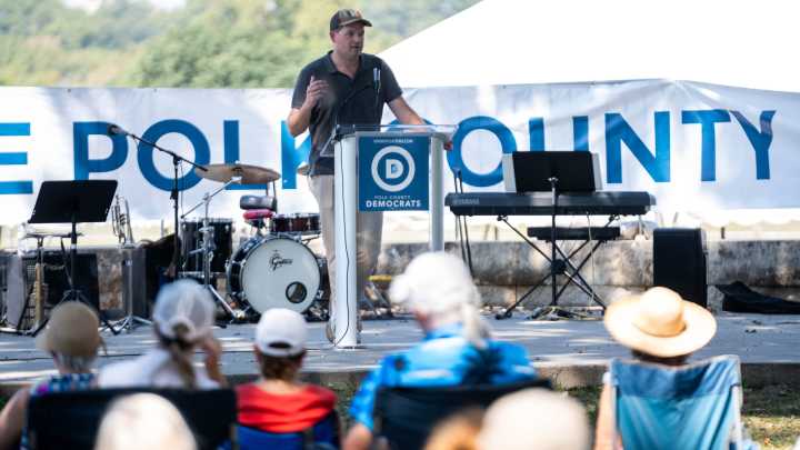 2026 Democratic hopefuls court support at Polk County Steak Fry