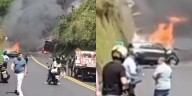 Conductor murió calcinado tras estrellarse violentamente contra un camión en la vía que conecta a Pereira con Quindío y Valle del Cauca