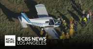 Plane crashes into Los Angeles County field