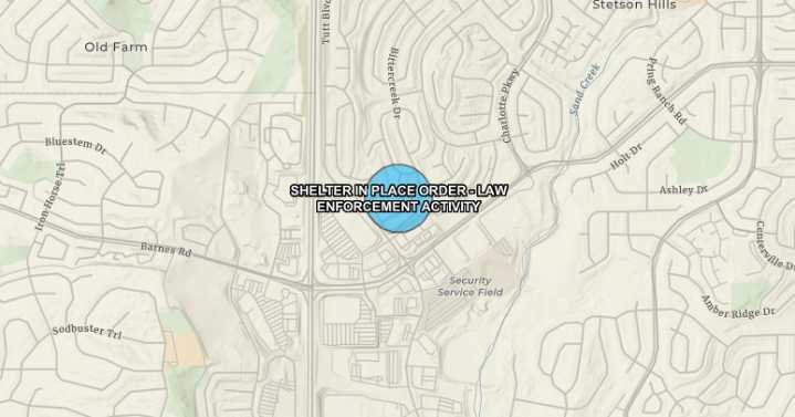 Colorado Springs police issue shelter in place for part of Stetson Hills