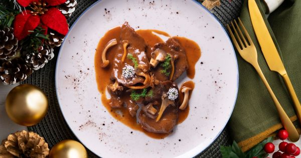 Tournedó de ternera con salsa de boletus y Oporto: la receta fácil y deliciosa de la cocina española