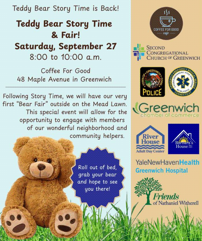Family Safety Fair and Story Time at Coffee For Good this Saturday