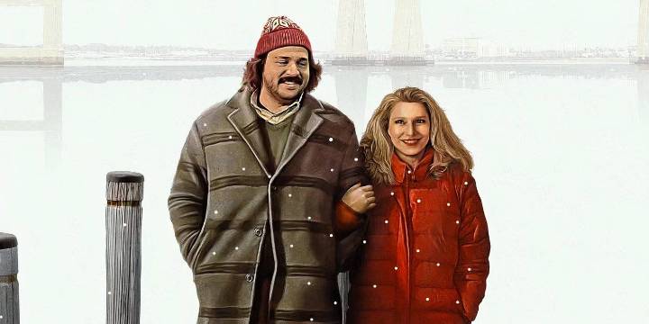 Michael Strassner Convinces Liz Larsen to Crash a Christmas Party in 'The Baltimorons' Sneak Peek [Exclusive]