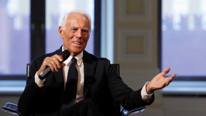 Mundo del deporte lamenta la muerte de Giorgio Armani