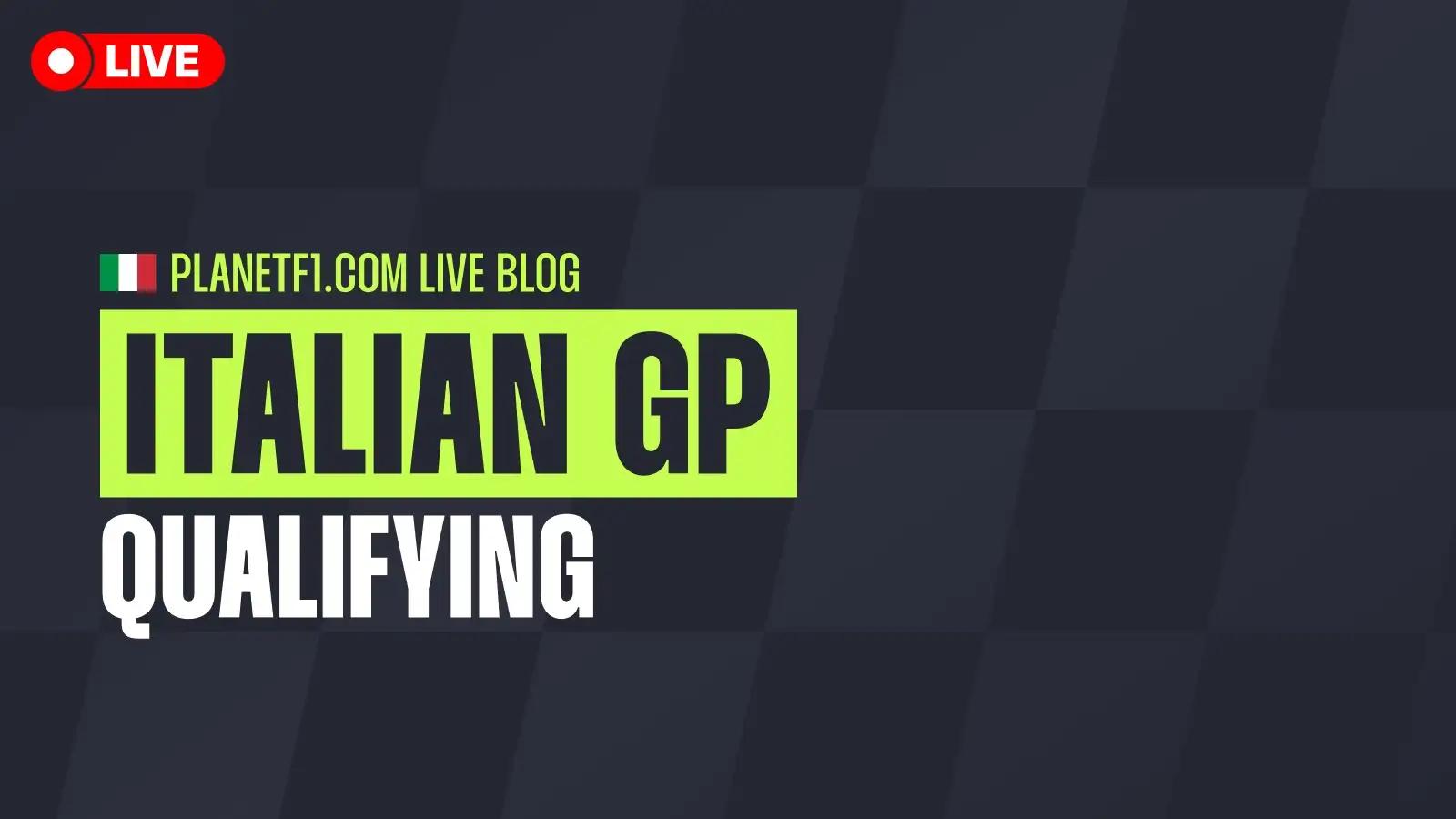 F1 LIVE: All the action as it happened from Italian GP qualifying