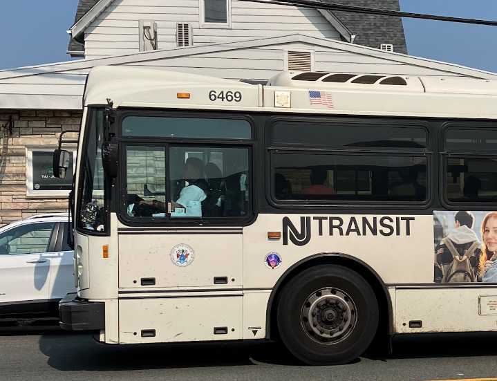 Pedestrian hospitalized after being struck by NJ Transit bus