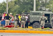 Volcadura de convoy militar deja lesionados a 8 sujetos ligados al crimen organizado