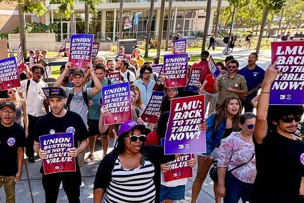 Loyola Marymount Stops Union Negotiations, Citing Religious Exemption