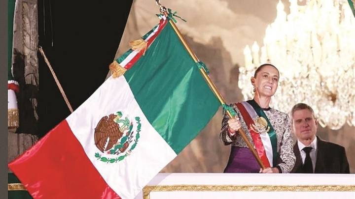 Da Claudia Sheinbaum histórico Grito de Independencia