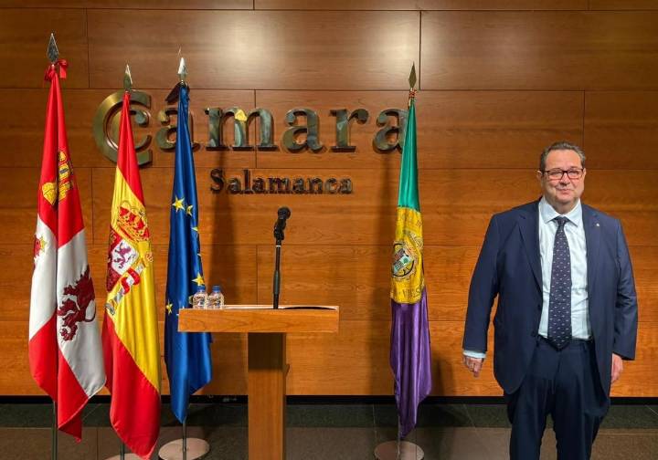 Benjamín Crespo dimite como presidente de la Cámara de Comercio de Salamanca tras nueve años al frente