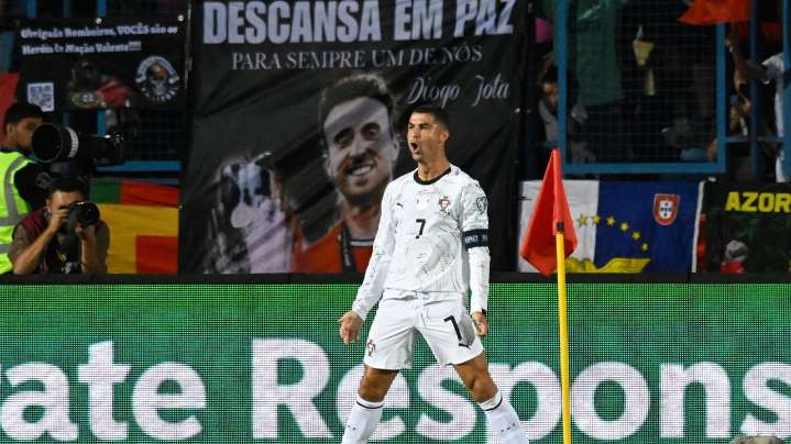 Cristiano Ronaldo scores a stunning goal as he targets a sixth World Cup