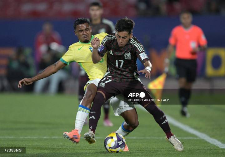 México Sub-20 empata 2-2 con Brasil en su debut en el Mundial