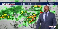 KNOE Friday Evening Forecast: Muggy Tonight, Showers, Storms Saturday Morning