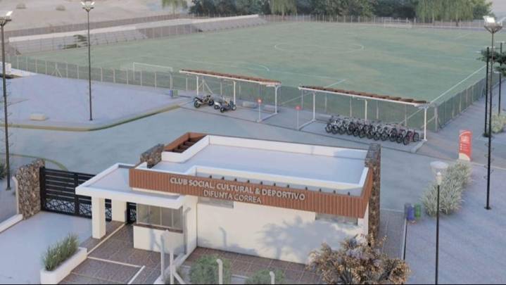 Invertirán más de $1.500 millones para un polideportivo en la Difunta Correa