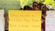 CEDH Sinaloa tiene acercamiento con manifestantes en la sierra de Rosario