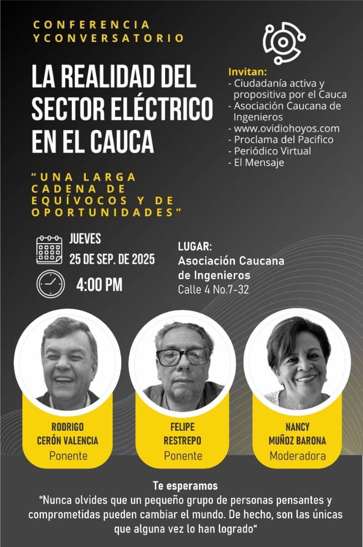 Sector eléctrico en el Cauca: retos pendientes y caminos para el desarrollo