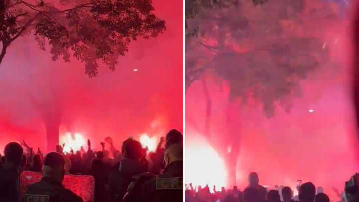 Los ultras del PSG 'incendian' el Teatro Châtelet tras el Balón de Oro a Dembélé