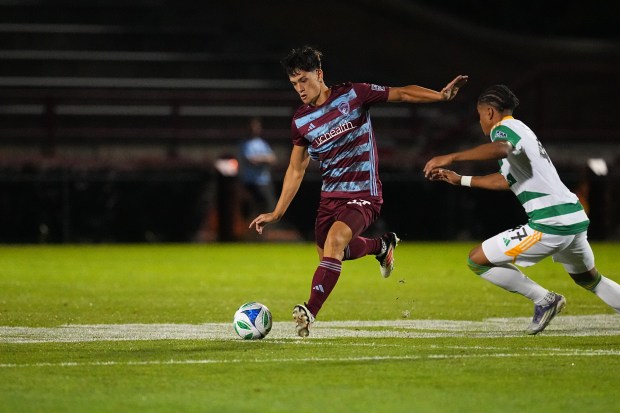 Colorado Rapids’ team playing match at UNC’s Jackson Stadium