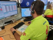 Dos heridos moderados tras el vuelco de un vehículo en Santa Lucía de Tirajana