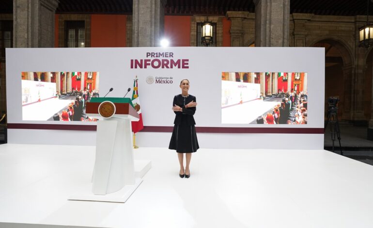 Sheinbaum presume “momento estelar” de México con crecimiento, estabilidad y respeto internacional tras once meses de gobierno