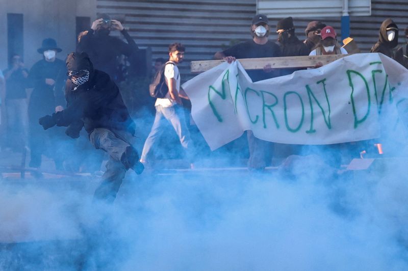 French police arrest dozens in 'Block Everything' protests