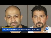 2 arrested after video shows wedding crasher stealing from couple