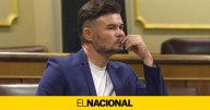 Rufián tilda el discurso de Nogueras de "miserable" y le pide que "deje de hacer daño a Catalunya"