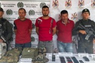 Judicializados tres presuntos integrantes de las disidencias Farc por extorsiones en el sur del Tolima