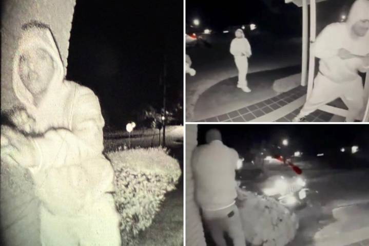 Chilling video shows burglar shoot and kill homeowner