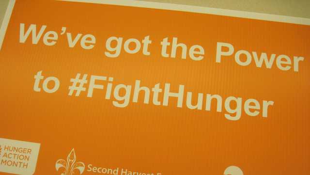 Second Harvest Food Bank says Hunger Action Month comes at a crucial time